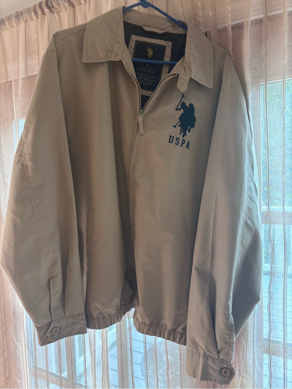 U.S. Polo Assn. light tan jacket men’s XL